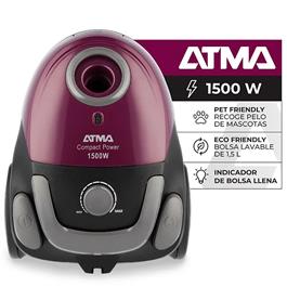 Aspiradora Atma AS8913PI 1500Watts                                         